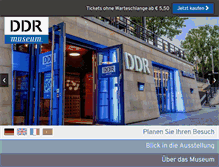 Tablet Screenshot of ddr-museum.de